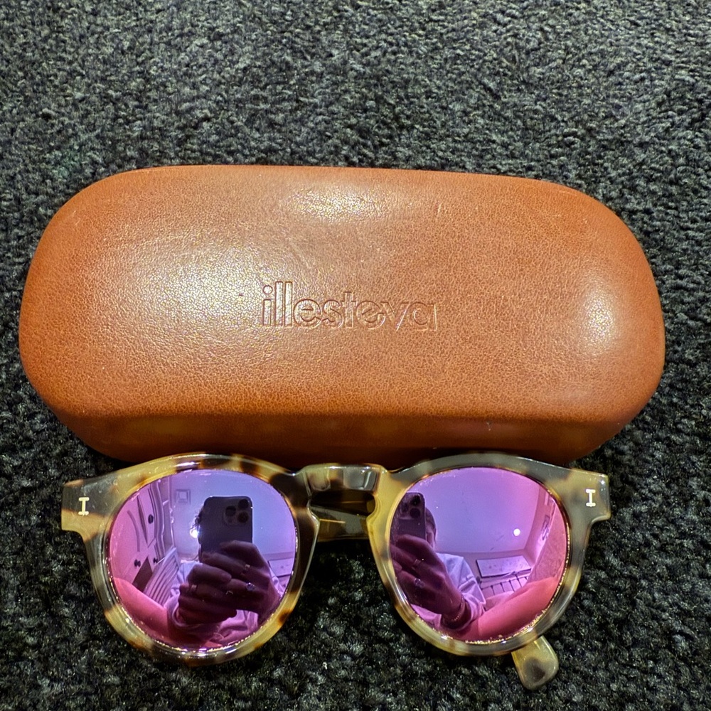 Illesteva Sunglasses with Vibrant Lenses